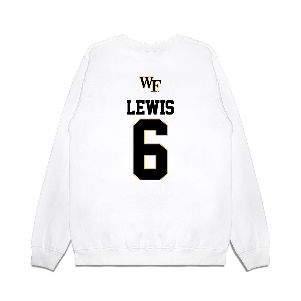Wake Forest - NCAA Baseball : Kade Lewis - USA Premium Crewneck Sweatshirt-1