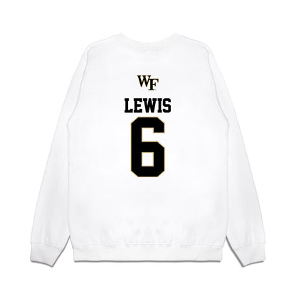 Wake Forest - NCAA Baseball : Kade Lewis - USA Premium Crewneck Sweatshirt-1