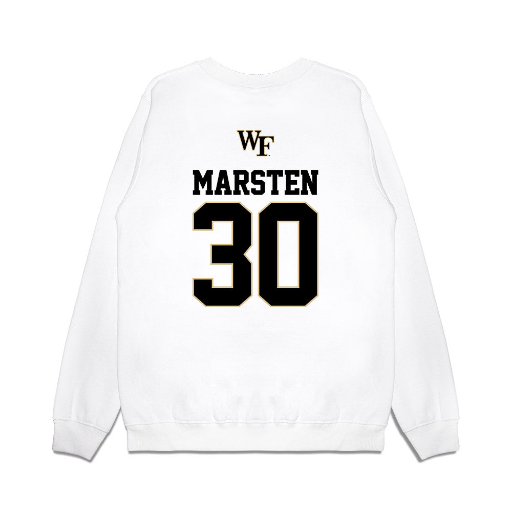Wake Forest - NCAA Baseball : Duncan Marsten - USA Premium Crewneck Sweatshirt-1