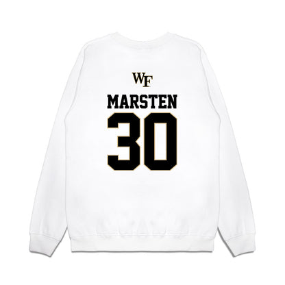 Wake Forest - NCAA Baseball : Duncan Marsten - USA Premium Crewneck Sweatshirt-1