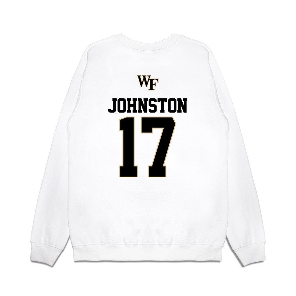 Wake Forest - NCAA Baseball : Zach Johnston - USA Premium Crewneck Sweatshirt-1