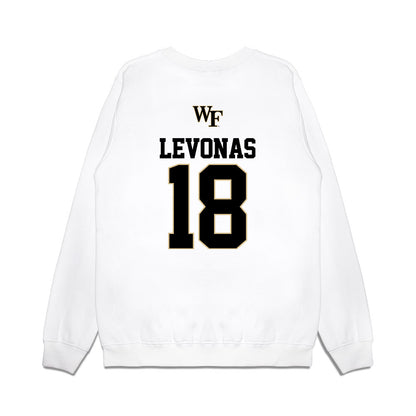 Wake Forest - NCAA Baseball : Christopher Levonas - USA Premium Crewneck Sweatshirt-1