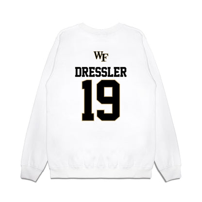 Wake Forest - NCAA Baseball : Troy Dressler - USA Premium Crewneck Sweatshirt-1