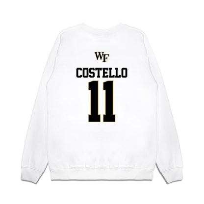 Wake Forest - NCAA Baseball : Luke Costello - USA Premium Crewneck Sweatshirt-1