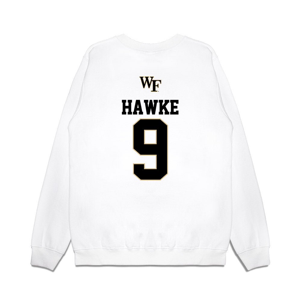 Wake Forest - NCAA Baseball : Austin Hawke - USA Premium Crewneck Sweatshirt-1