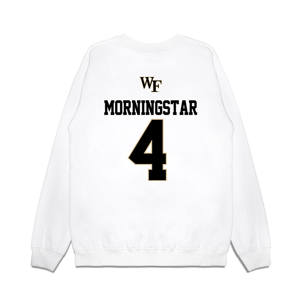 Wake Forest - NCAA Baseball : Blake Morningstar - USA Premium Crewneck Sweatshirt-1