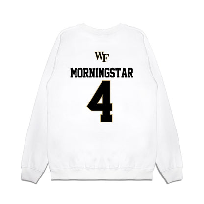 Wake Forest - NCAA Baseball : Blake Morningstar - USA Premium Crewneck Sweatshirt-1