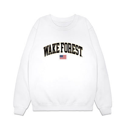 Wake Forest - NCAA Baseball : Cuyler Baxter - USA Premium Crewneck Sweatshirt-0