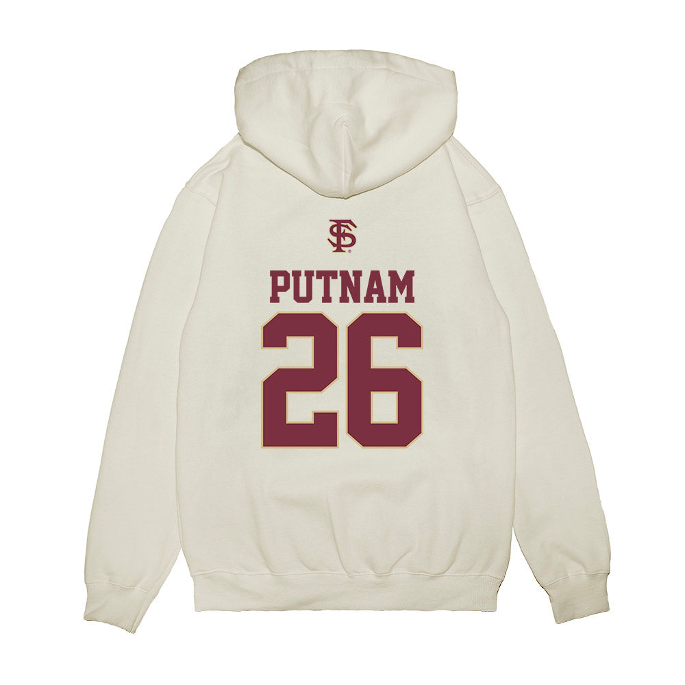 FSU - NCAA Baseball : Eli Putnam - USA Premium Hooded Sweatshirt-1