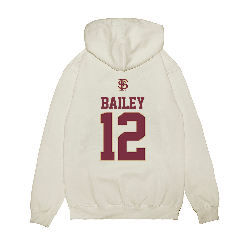 FSU - NCAA Baseball : Myles Bailey - USA Premium Hooded Sweatshirt-1