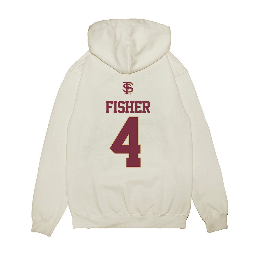FSU - NCAA Baseball : Cal Fisher - USA Premium Hooded Sweatshirt-1