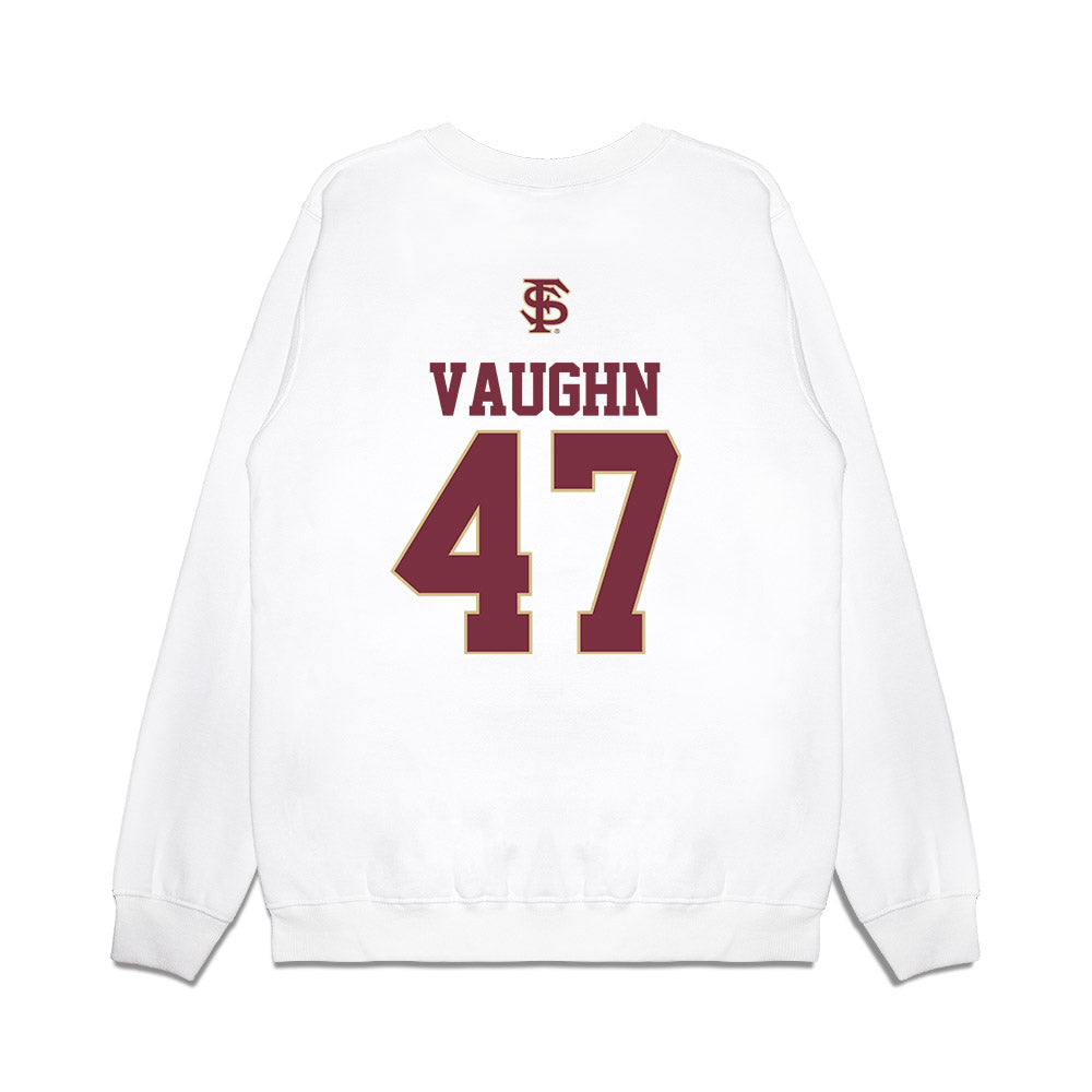 FSU - NCAA Baseball : Rhett Vaughn - USA Premium Crewneck Sweatshirt-1