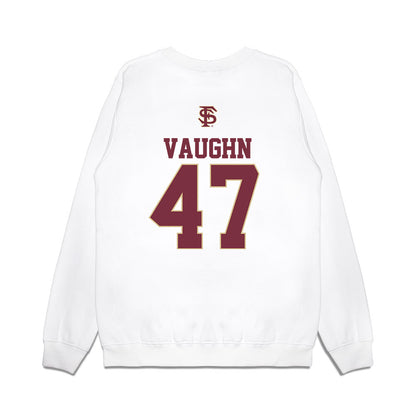 FSU - NCAA Baseball : Rhett Vaughn - USA Premium Crewneck Sweatshirt-1