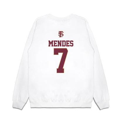 FSU - NCAA Baseball : Wes Mendes - USA Premium Crewneck Sweatshirt-1