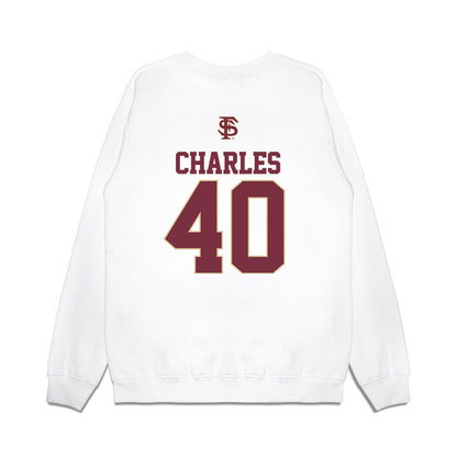 FSU - NCAA Baseball : Joe Charles - USA Premium Crewneck Sweatshirt-1