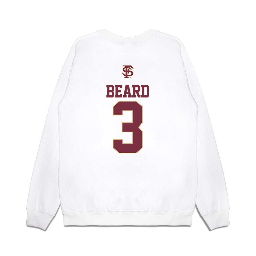 FSU - NCAA Baseball : Trey Beard - USA Premium Crewneck Sweatshirt-1