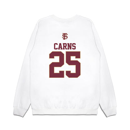 FSU - NCAA Baseball : Hunter Carns - USA Premium Crewneck Sweatshirt-1