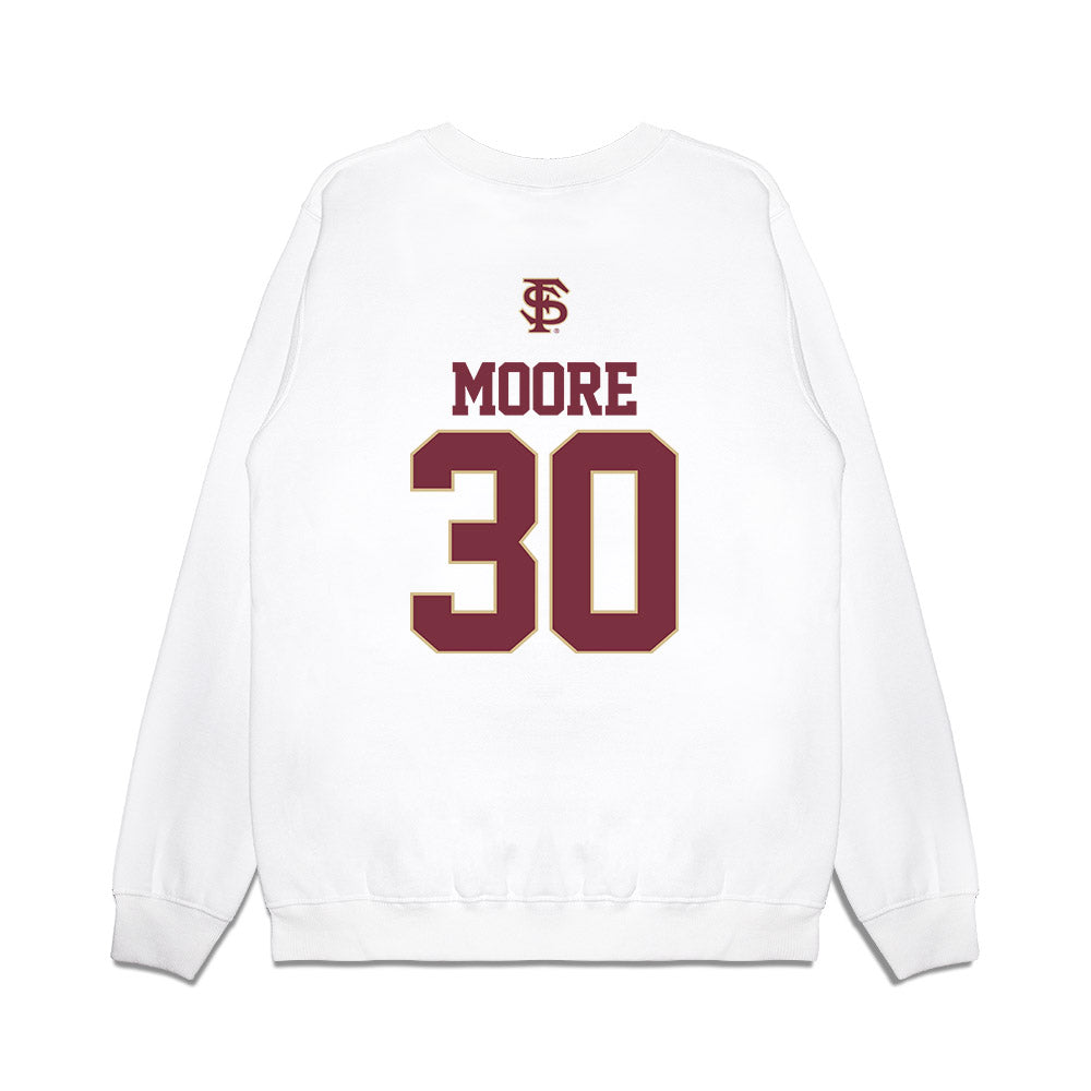 FSU - NCAA Baseball : Bryson Moore - USA Premium Crewneck Sweatshirt-1