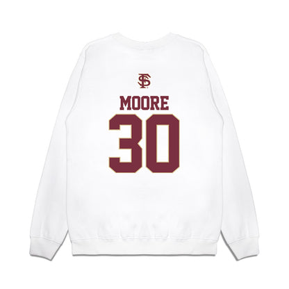 FSU - NCAA Baseball : Bryson Moore - USA Premium Crewneck Sweatshirt-1