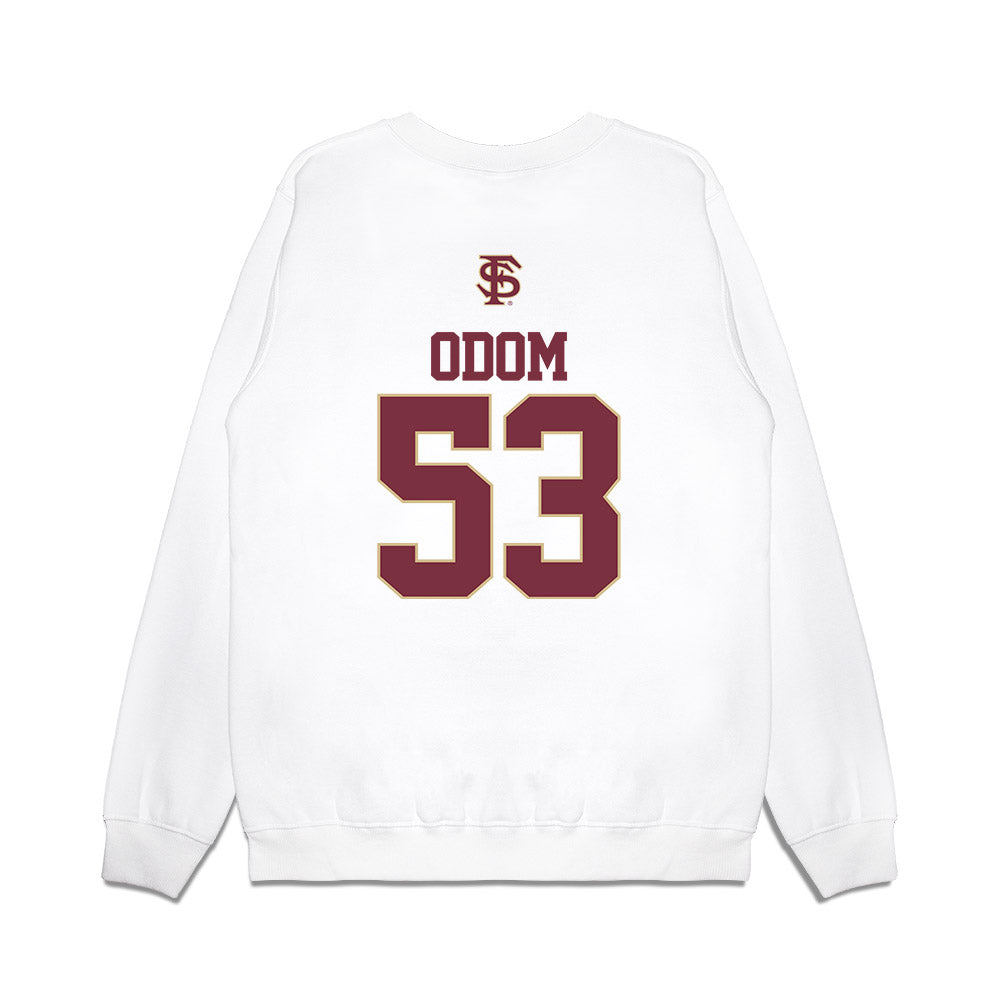 FSU - NCAA Baseball : Cameron Odom - USA Premium Crewneck Sweatshirt-1