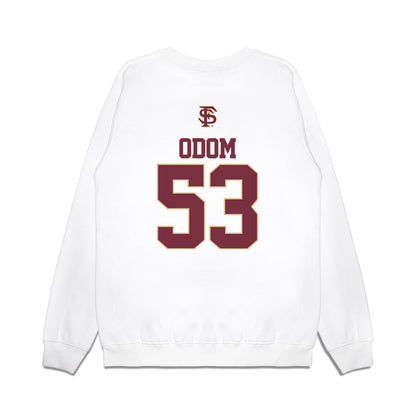 FSU - NCAA Baseball : Cameron Odom - USA Premium Crewneck Sweatshirt-1
