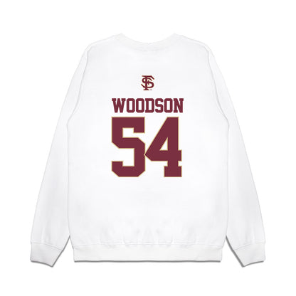 FSU - NCAA Baseball : Presley Woodson - USA Premium Crewneck Sweatshirt-1