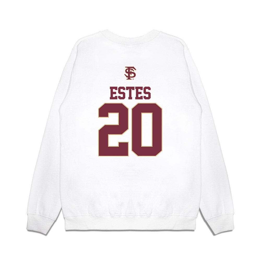 FSU - NCAA Baseball : Jace Estes - USA Premium Crewneck Sweatshirt-1