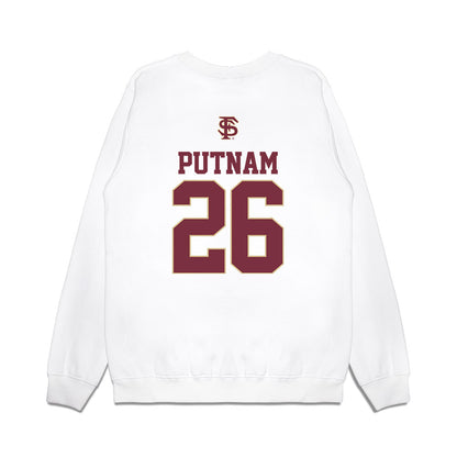 FSU - NCAA Baseball : Eli Putnam - USA Premium Crewneck Sweatshirt-1