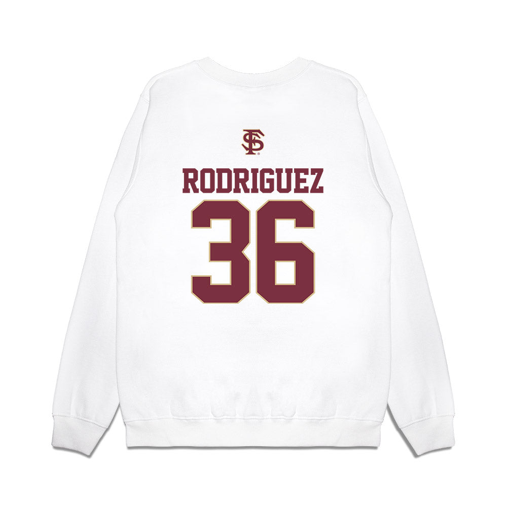 FSU - NCAA Baseball : Mookie Rodriguez - USA Premium Crewneck Sweatshirt-1
