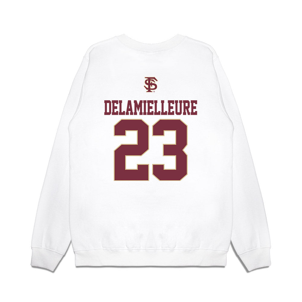 FSU - NCAA Baseball : Brody DeLamielleure - USA Premium Crewneck Sweatshirt-1