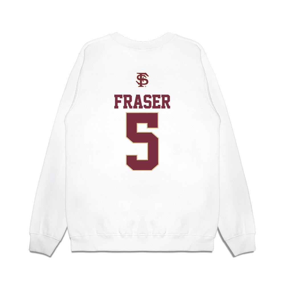 FSU - NCAA Baseball : Gabe Fraser - USA Premium Crewneck Sweatshirt-1