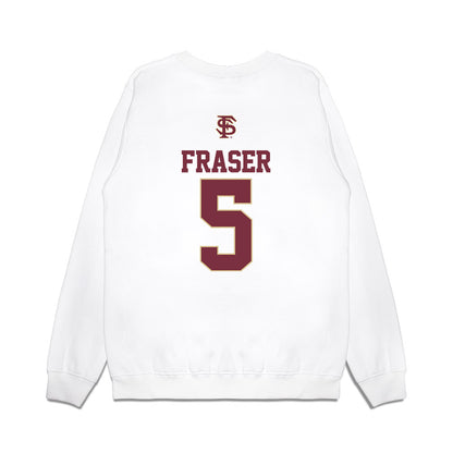 FSU - NCAA Baseball : Gabe Fraser - USA Premium Crewneck Sweatshirt-1