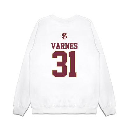 FSU - NCAA Baseball : Braxton Varnes - USA Premium Crewneck Sweatshirt-1