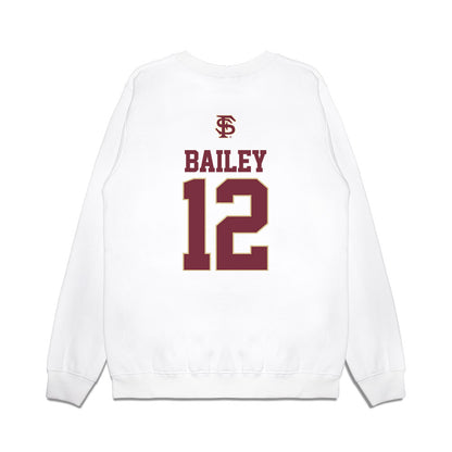 FSU - NCAA Baseball : Myles Bailey - USA Premium Crewneck Sweatshirt-1