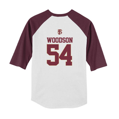 FSU - NCAA Baseball : Presley Woodson - USA Youth Raglan T-Shirt-1