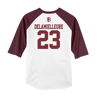 FSU - NCAA Baseball : Brody DeLamielleure - USA Raglan Shirt-1