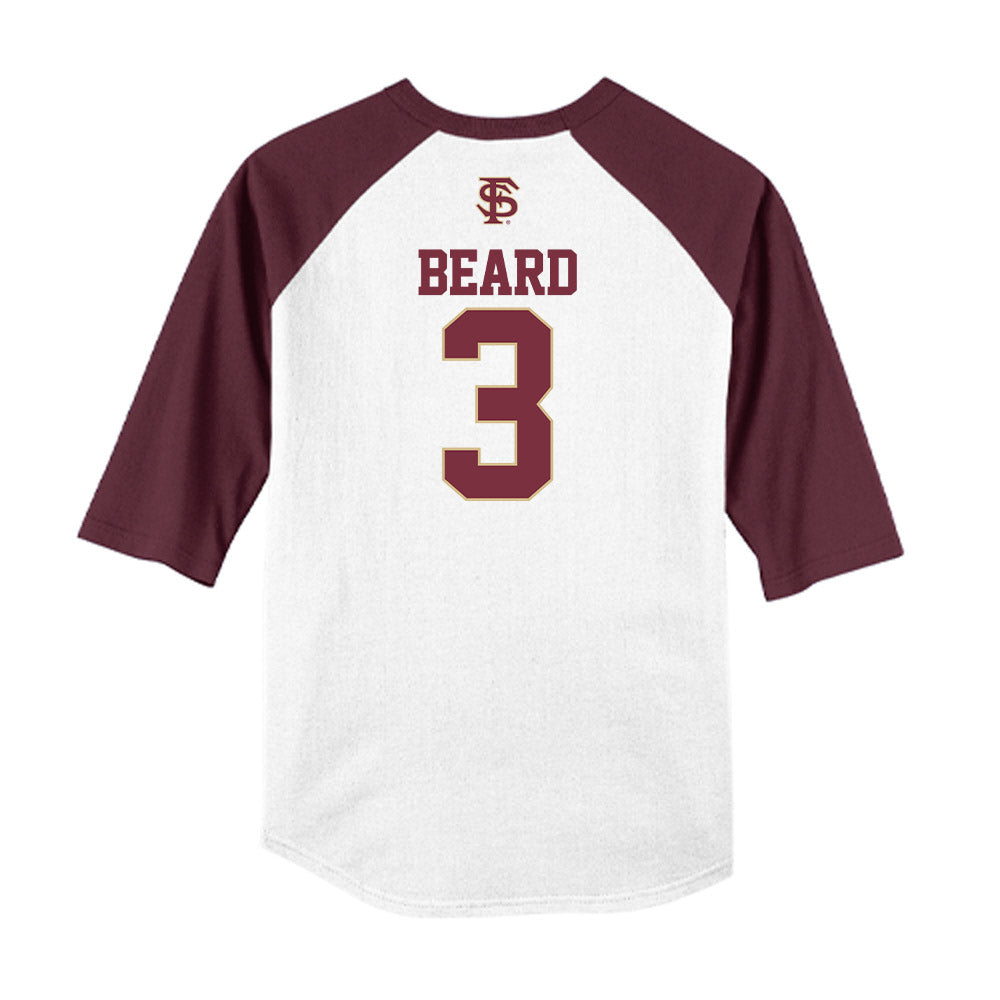 FSU - NCAA Baseball : Trey Beard - USA Raglan Shirt-1