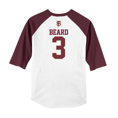 FSU - NCAA Baseball : Trey Beard - USA Raglan Shirt-1