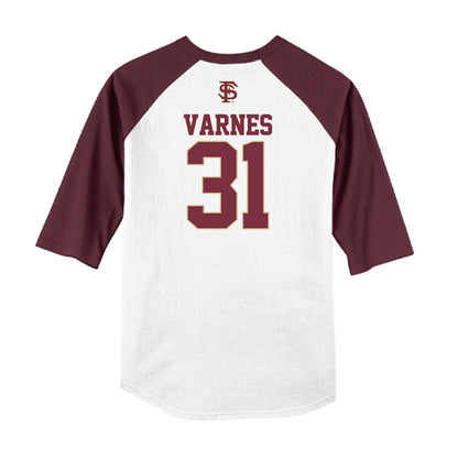 FSU - NCAA Baseball : Braxton Varnes - USA Raglan Shirt-1