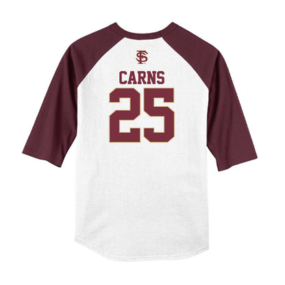 FSU - NCAA Baseball : Hunter Carns - USA Raglan Shirt-1