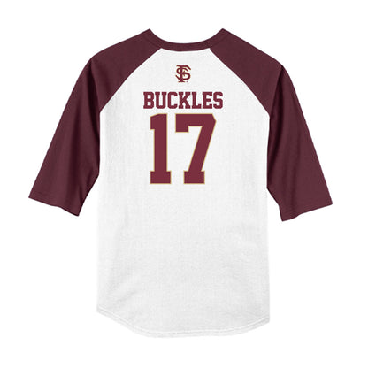 FSU - NCAA Baseball : Charlie Buckles - USA Raglan Shirt-1
