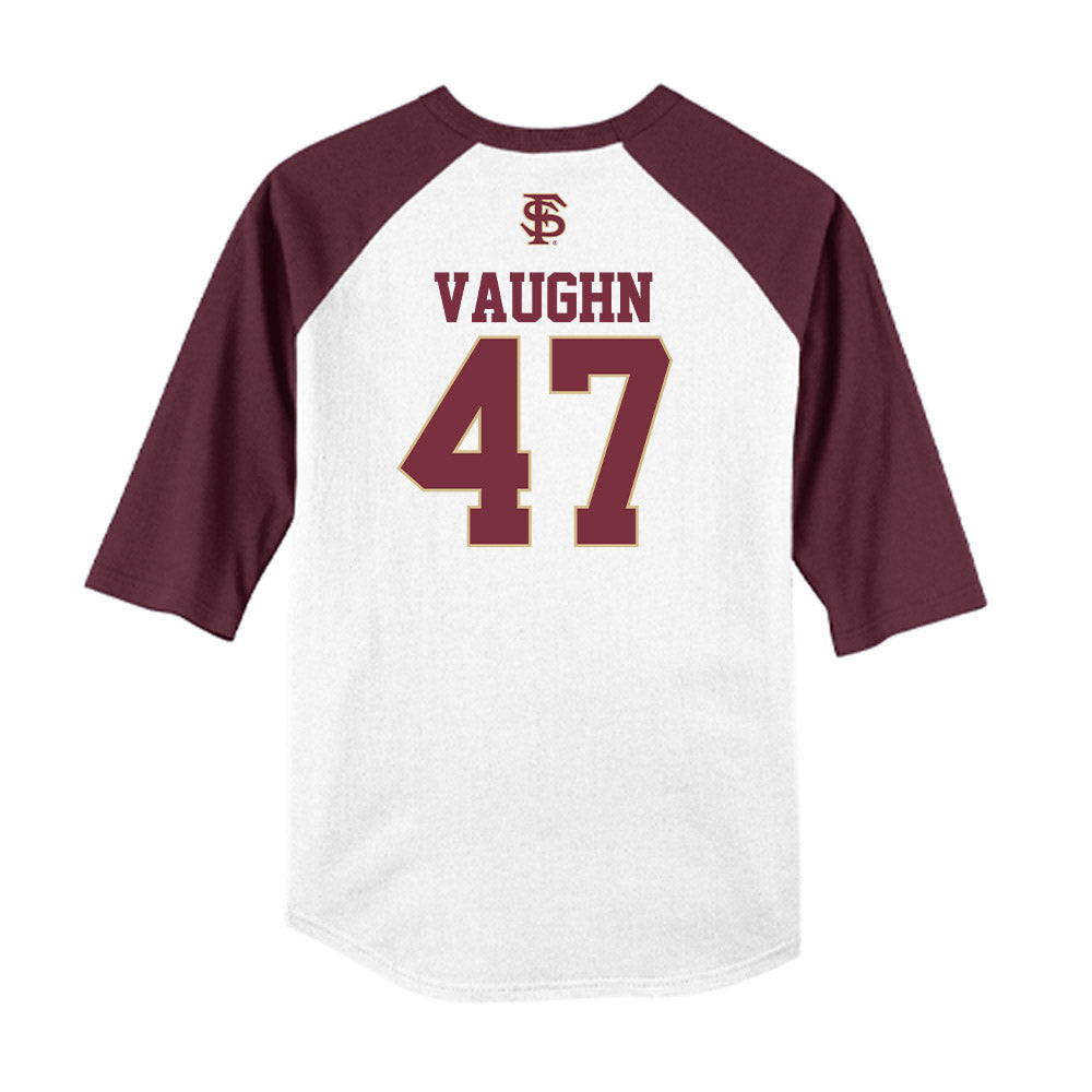 FSU - NCAA Baseball : Rhett Vaughn - USA Raglan Shirt-1