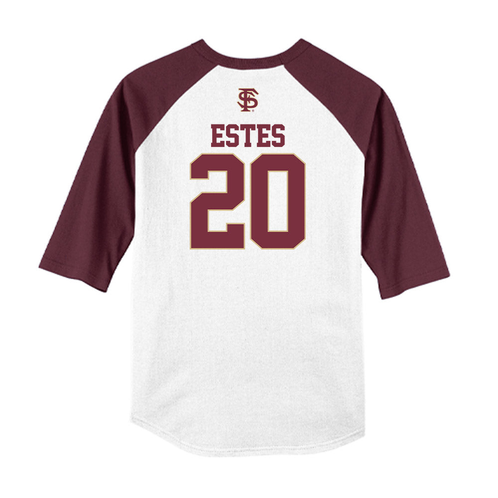 FSU - NCAA Baseball : Jace Estes - USA Raglan Shirt-1