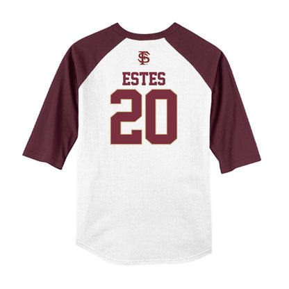 FSU - NCAA Baseball : Jace Estes - USA Raglan Shirt-1