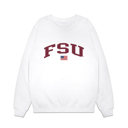 FSU - NCAA Baseball : Myles Bailey - USA Premium Crewneck Sweatshirt-0