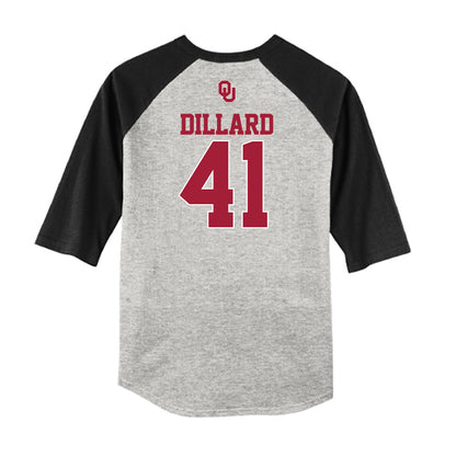 Oklahoma - NCAA Baseball : Gunnar Dillard - USA Raglan Shirt-1