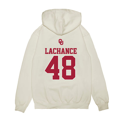 Oklahoma - NCAA Baseball : Deiten Lachance - USA Premium Hooded Sweatshirt-1