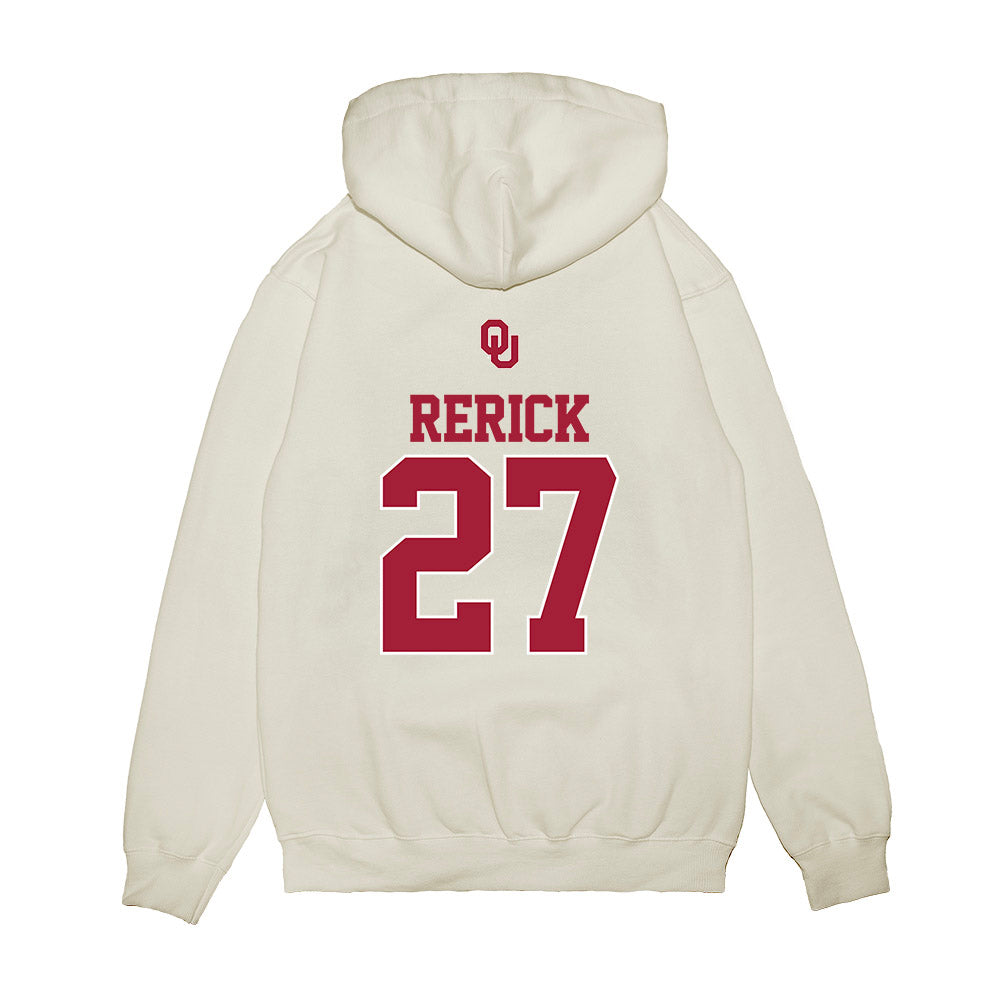 Oklahoma - NCAA Baseball : Drew Rerick - USA Premium Hooded Sweatshirt-1