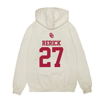 Oklahoma - NCAA Baseball : Drew Rerick - USA Premium Hooded Sweatshirt-1