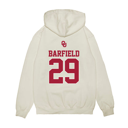 Oklahoma - NCAA Baseball : Jaden Barfield - USA Premium Hooded Sweatshirt-1